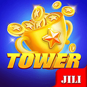 Tower tile showing a rising block tower